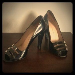 Marc by Marc Jacobs Black Patent Leather Heels 8.5